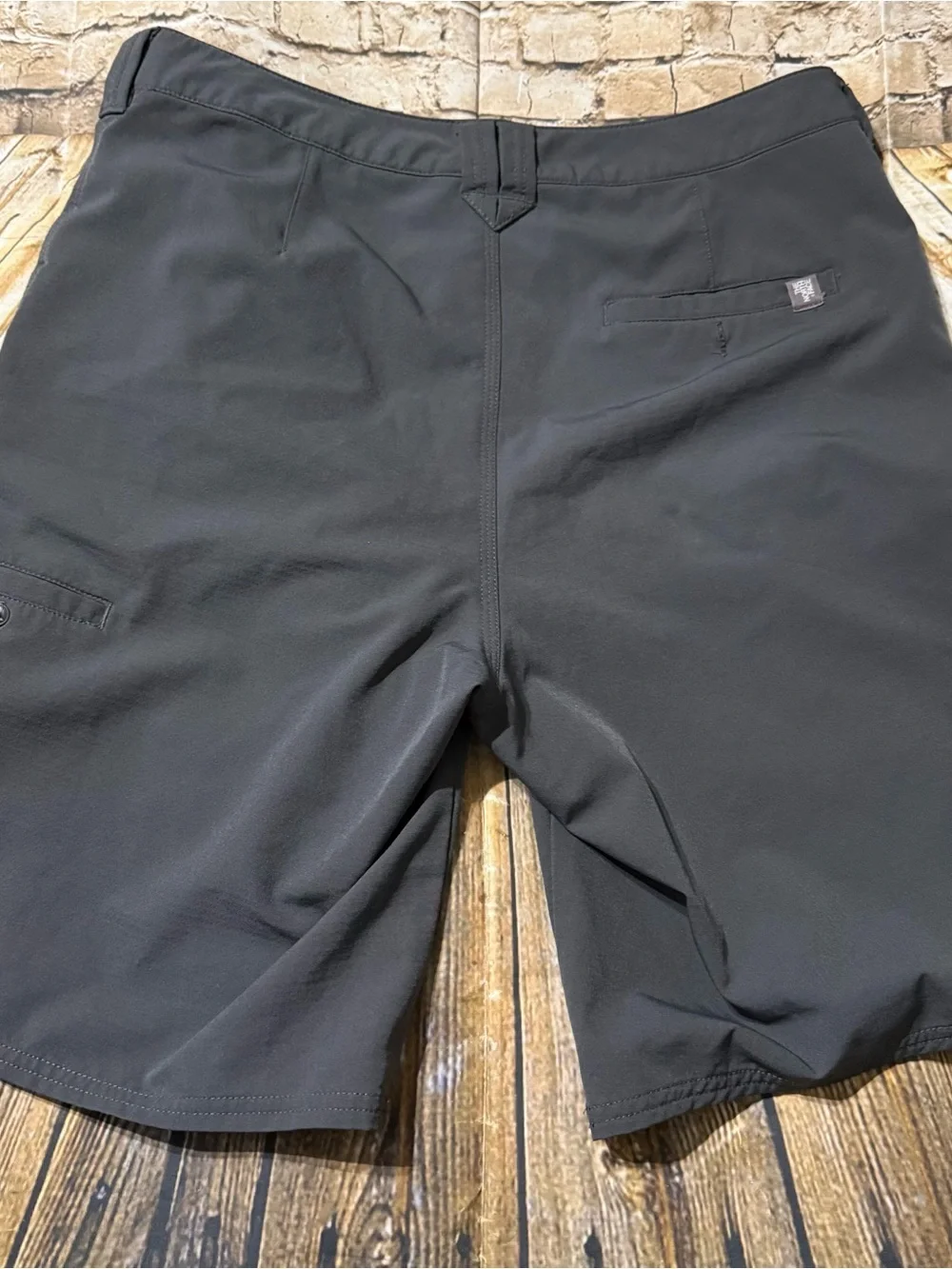 The North Face Gray Flat Front Quick Dry Shorts
